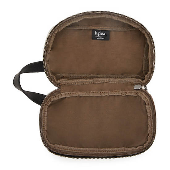 Trousses De Toilette Kipling Riaz Grise Noir | FR 1458CT